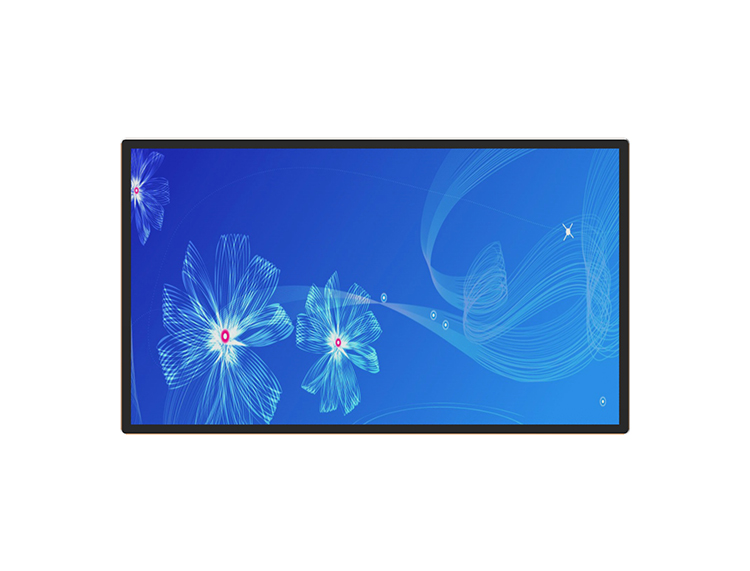 50寸壁掛廣告機-金色